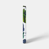 Grüne Blätter Philodendron Foliage Botanical iPhone Hülle (Linke Seite)