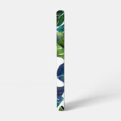 Grüne Blätter Philodendron Foliage Botanical Samsung Galaxy Hülle (Linke Seite)