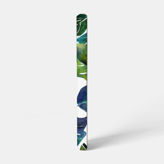 Grüne Blätter Philodendron Foliage Botanical Samsung Galaxy Hülle (Linke Seite)