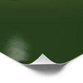 grüne Blätter Poster (Ecke)
