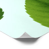 Grüne Blätter Poster (Ecke)