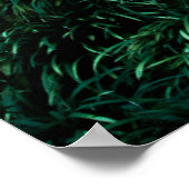 Grüne Blätter Poster (Ecke)