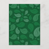 Grüne Blätter Postkarte (Vorderseite)