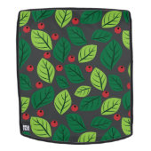 Grüne Blätter, rote Berries, Muster von Blätter Rucksack (Abnehmbare Front)