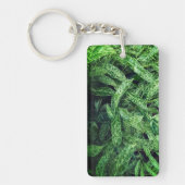 Grüne Blätter Schlüsselanhänger (Vorderseite)