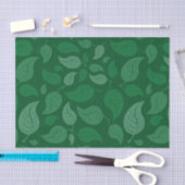 Grüne Blätter Seidenpapier (Handwerk)