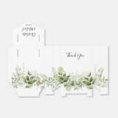 Grüne Blätter Signature Script Wedding Geschenkschachtel (Ungefaltet)