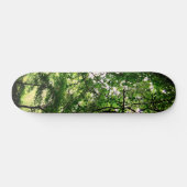 Grüne Blätter Skateboard (Horizontal)