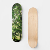 Grüne Blätter Skateboard (Vorderseite)