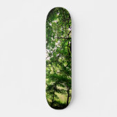 Grüne Blätter Skateboard (Vorne)