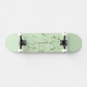 Grüne Blätter Skateboard (Horizontal)