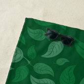 Grüne Blätter Strandtuch (Beispiel)
