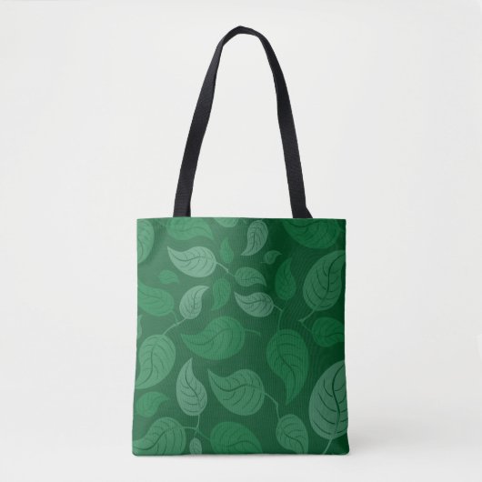 Grüne Blätter Tasche (Vorderseite)