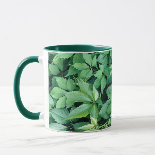 Grüne Blätter Tasse (Links)