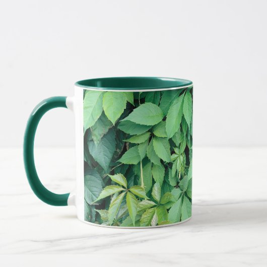 Grüne Blätter Tasse (Links)