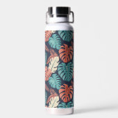 Grüne Blätter Trinkflasche (Rückseite)
