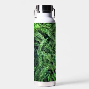 Grüne Blätter Trinkflasche