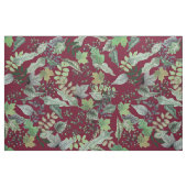 Grüne Blätter und Beeren | HERBSTFARBEN Stoff (Fat Quarter (45,7 x 55,9 cm))