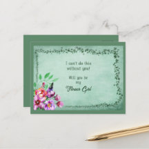 Grüne Blätter und Blumenblütenmädchen