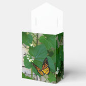 Grüne Blätter und Schmetterlingspension Geschenkschachtel (Geöffnet)