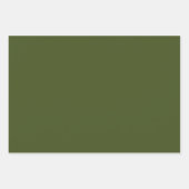 Grüne Blätter und weiße Blume über den grünen Hint (Vorderseite 3)