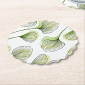 Grüne Blätter Untersetzer (angewinkelt)