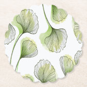 Grüne Blätter Untersetzer (Vorderseite)