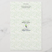 Grüne Blätter 🍃 Verpackungspapier für Seife aus K (Vorderseite)