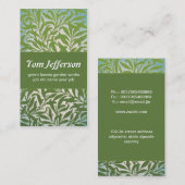 Grüne Blätter Visitenkarte (Vorne/Hinten)