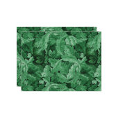 Grüne Blätter (von William Morris) Karte (Vorderseite/Rückseite Beispiel)