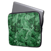 Grüne Blätter (von William Morris) Laptopschutzhülle (Vorderseite Links)