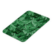 Grüne Blätter (von William Morris) Magnet (Linke Seite)