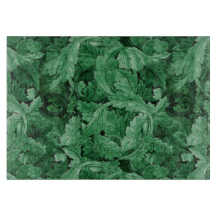 Grüne Blätter (von William Morris) Schneidebrett