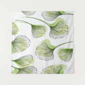 Grüne Blätter Wandteppich (Vorderseite (Horizontal))