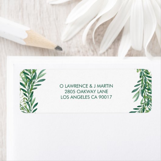 Grüne Blätter Wasserfarbe (Insitu)