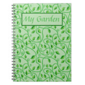 Grüne Blätter, Weinreben Notizblock (Vorderseite)