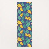 grüne Blätter Yogamatte (Vorderseite)