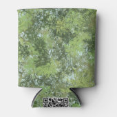 Grüne Blätterbäume mit blauem Himmel, die durch Ku Dosenkühler (Vorderseite)