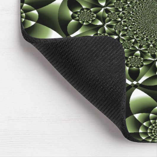 Grüne Blätterblätter Mousepad (Ecke)