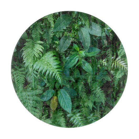 Grüne Blattfarbe Schneidebrett (Vorderseite)