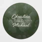 Grüne Blattgemüse, Frühjahrsheirat Etiketten (Design 1)