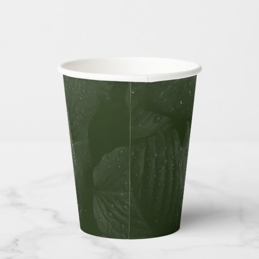 Grüne Blattgemüse, Frühjahrsheirat Pappbecher (Rechts)