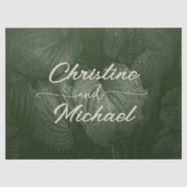 Grüne Blattgemüse, Frühjahrsheirat Seidenpapier