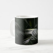 GRÜNE BLATTpflanze Kaffeetasse (Vorderseite Links)
