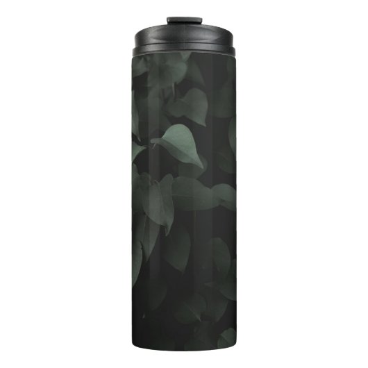 GRÜNE BLATTpflanze Thermosbecher (Vorderseite)
