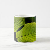 Grüne Blattviertel Kaffeetasse (Mittel)