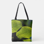 Grüne Blattviertel Tasche (Rückseite)