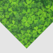 Grüne Blattwolken mit Wassertropfen Seidenpapier (Detail)