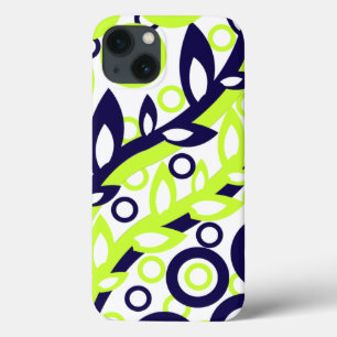 Grüne Blaue Blätter Case-Mate iPhone Hülle
