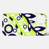 Grüne Blaue Blätter Case-Mate iPhone Hülle (Rückseite (Horizontal))